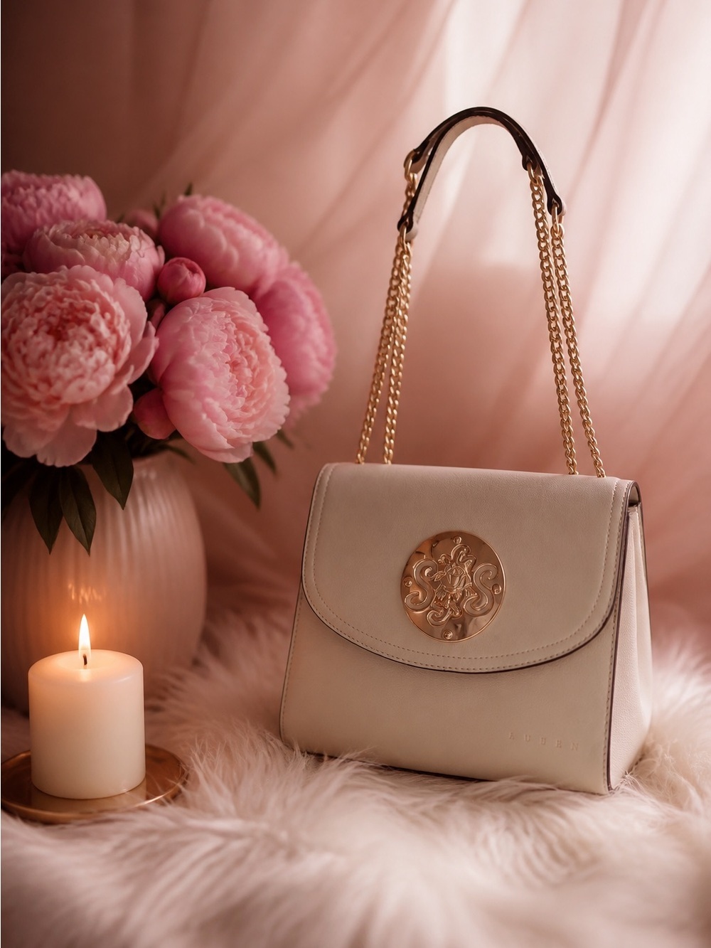 SUSEN Beige Shoulder Bag